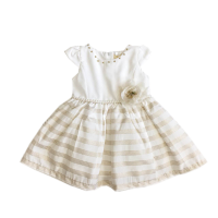 Платье Baby Rose 5476 песочные полосы, 9-24 мес